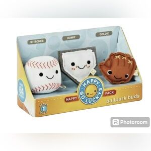 NEW Happy Go Luckys Series 1 BALLPARK BUDS Happy Pack #16 of 24 by Hallmark.